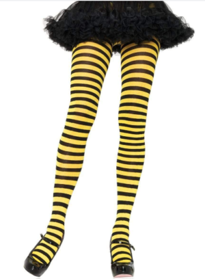 Yellow Stripe Tights Pantyhose Edmonton