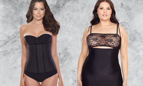 Smoothing and slimming shapewear for under clothing