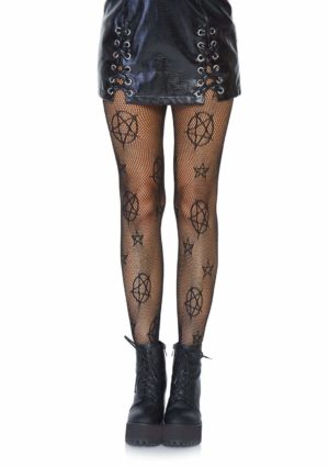 Fishnet Pentagram Tights Edmonton Occult