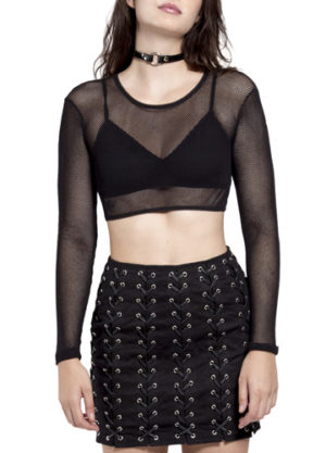 Punk Fishnet Tee Edmonton