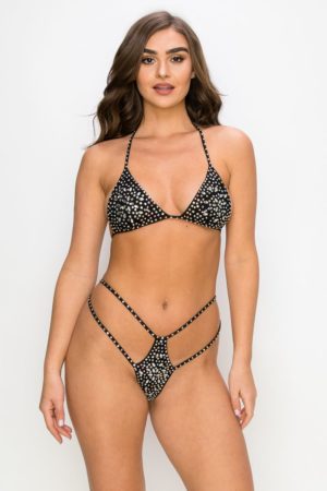 Caged Rhinestone Bikini Edmonton