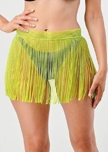 Lime Green Rhinestone Skirt Edmonton