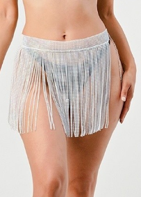 White Rhinestone Skirt Edmonton