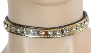 Gold Rhinestone Choker Edmonton