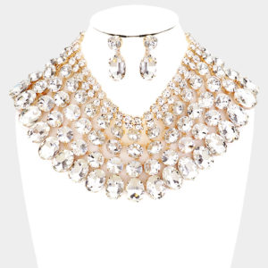 Luxe Rhinestone Necklace Edmonton