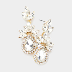 Gold Rhinestone Earrings Edmonton