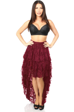 Wine Lace Skirt Edmonton Canada Goth