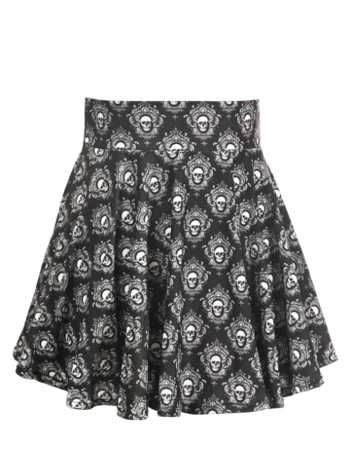 Plus Size Skull Skirt Edmonton Canada