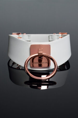 Vegan White Leather Collar Edmonton Canada
