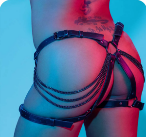 Vegan Leather Bondage Harness Edmonton Canada