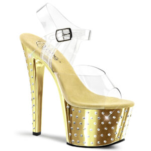 7 inch Gold Heels Edmonton Canada Exotic Dancer