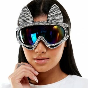 Rhinestone Cat Goggles Edmonton Canada