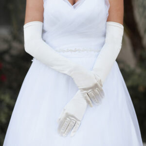 Satin Bridal Gloves Edmonton Canada