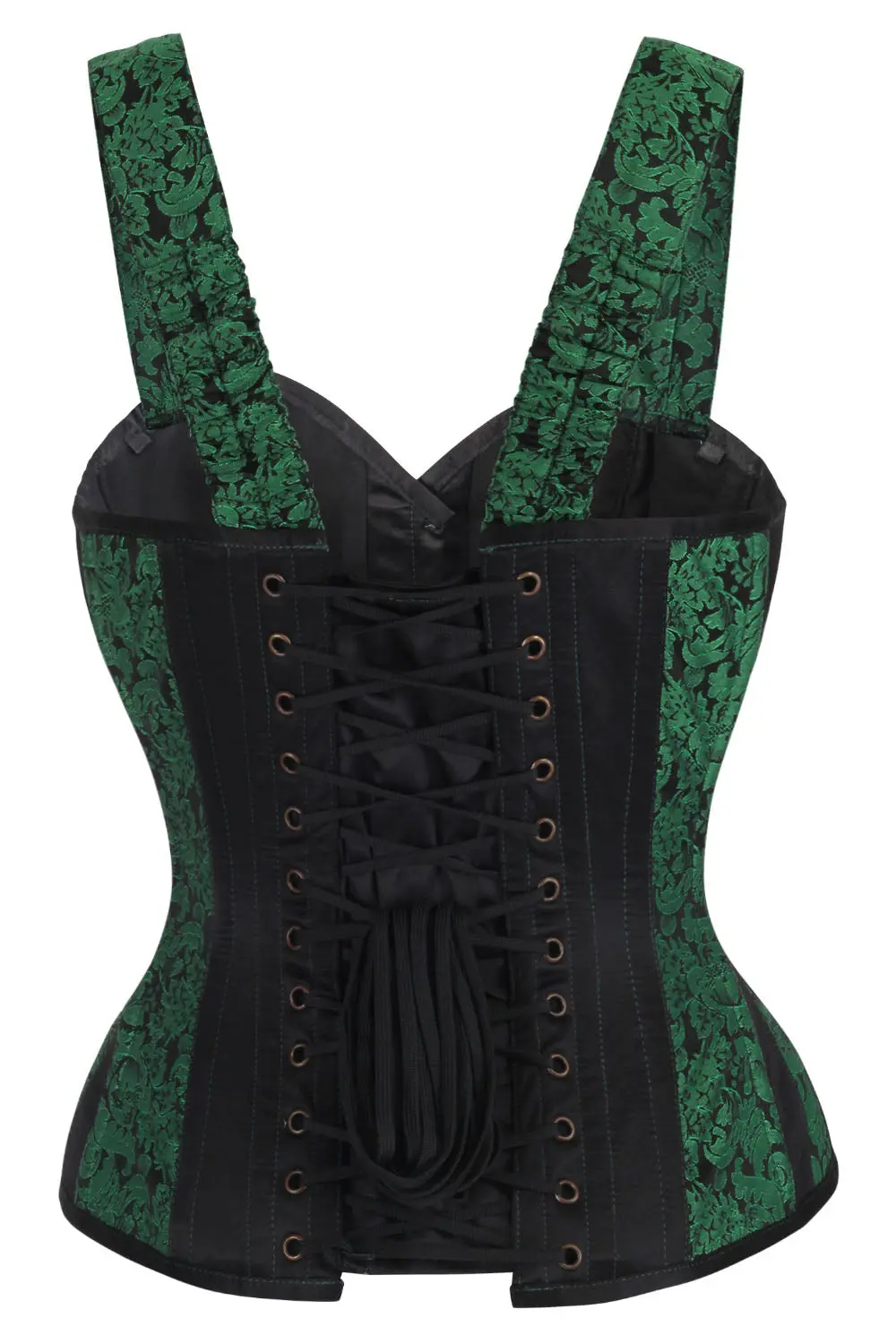 Green Corset with Straps Edmonton Canada
