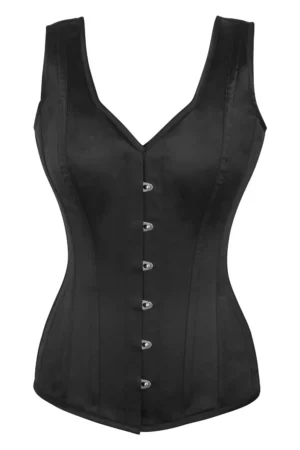 Black Corset with Straps Edmonton Canada